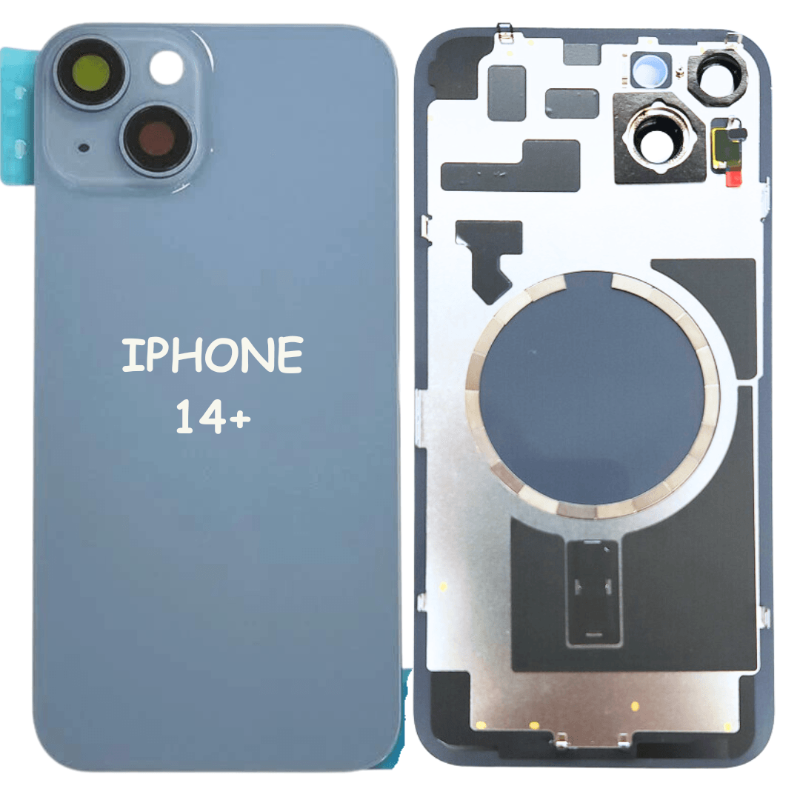 High quality Back Glass With Steel Plate & MagSafe Magnet Pre-Installed For iPhone 14 Plus (Blue) - Best Cell Phone Parts Distributor in Canada, Parts Source High quality Back Glass With Steel Plate & MagSafe Magnet Pre-Installed For iPhone 14 Plus (Blue) - Best Cell Phone Parts Distributor in Canada, Parts Source